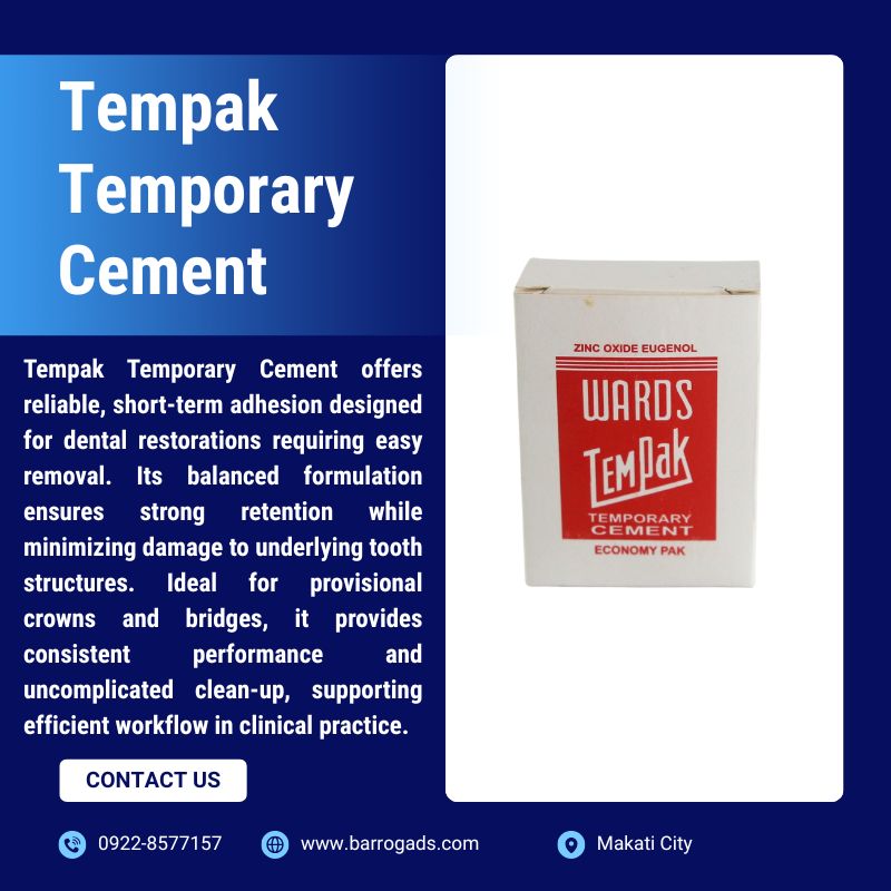 Tempak Temporary Cement Tempak Temporary Cement